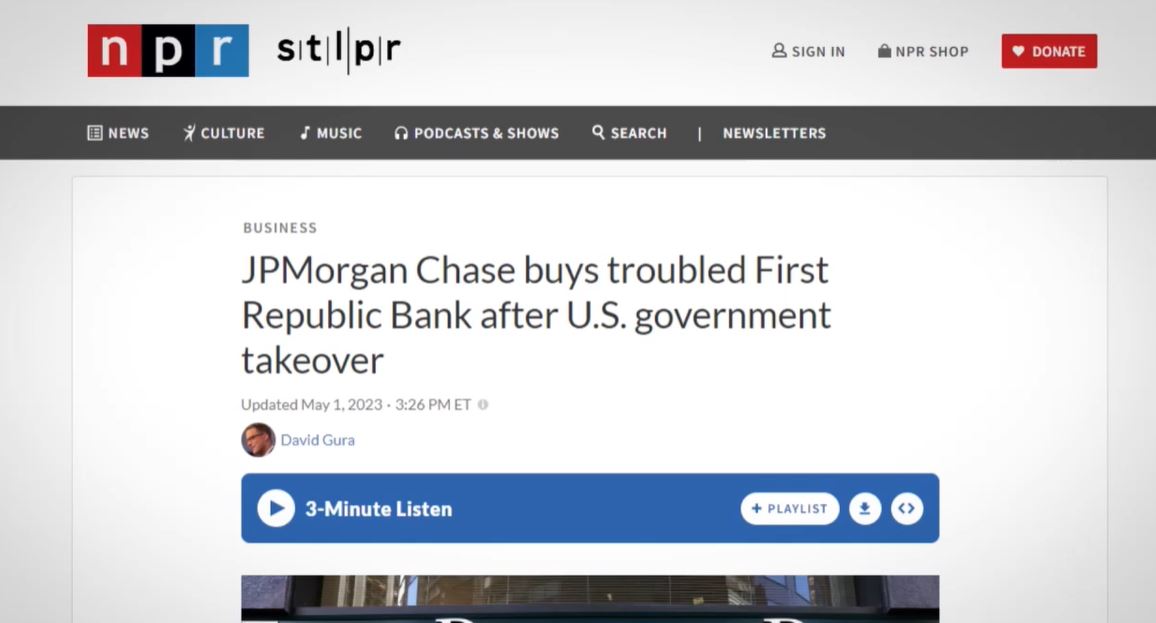 Fallout from First Republic Bank