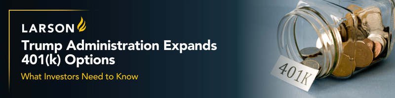 A recent executive order directs regulators to expand options in 401(k) plans to include alternative investments.